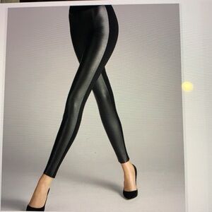 Wolford Lindsey Vegan Leather Leggings 8
